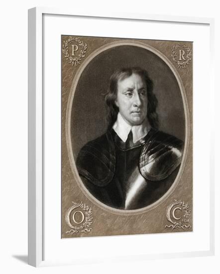 Oliver Cromwell, English Military Leader and Politician,1657-Peter Lely-Framed Giclee Print