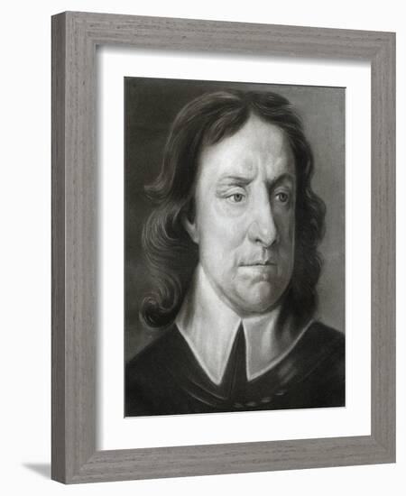 Oliver Cromwell, English Military Leader and Politician,1657-Samuel Cooper-Framed Giclee Print