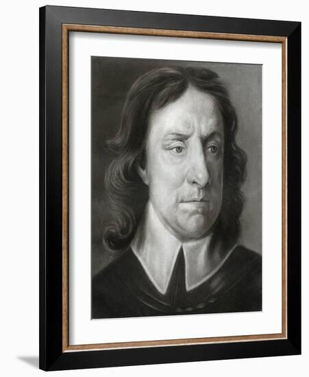 Oliver Cromwell, English Military Leader and Politician,1657-Samuel Cooper-Framed Giclee Print