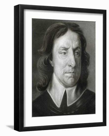 Oliver Cromwell, English Military Leader and Politician,1657-Samuel Cooper-Framed Giclee Print