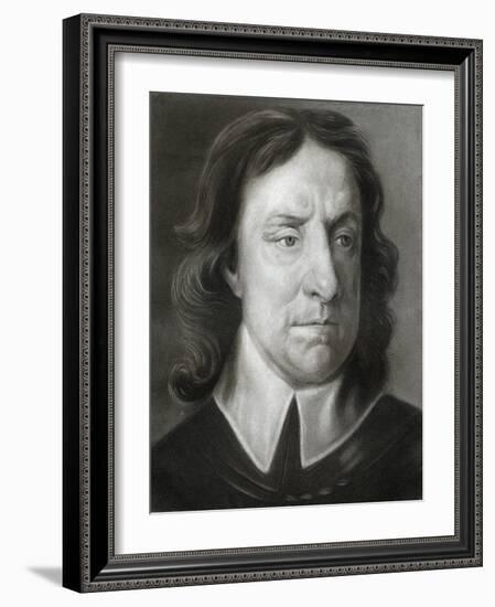 Oliver Cromwell, English Military Leader and Politician,1657-Samuel Cooper-Framed Giclee Print