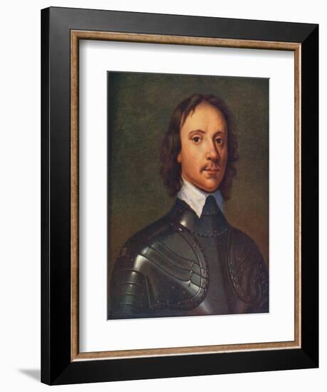 Oliver Cromwell, English Military Leader and Politician, 1906-Sir Anthony Van Dyck-Framed Giclee Print