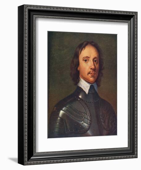 Oliver Cromwell, English Military Leader and Politician, 1906-Sir Anthony Van Dyck-Framed Giclee Print