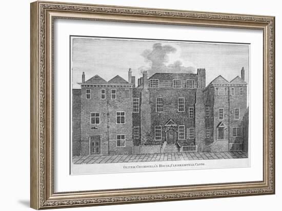 'Oliver Cromwell's House, Clerkenwell Close', London, 19th century-Unknown-Framed Giclee Print