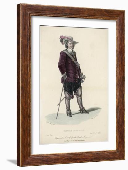 Oliver Cromwell Soldier Statesman the Protector-De La Roche-Framed Art Print