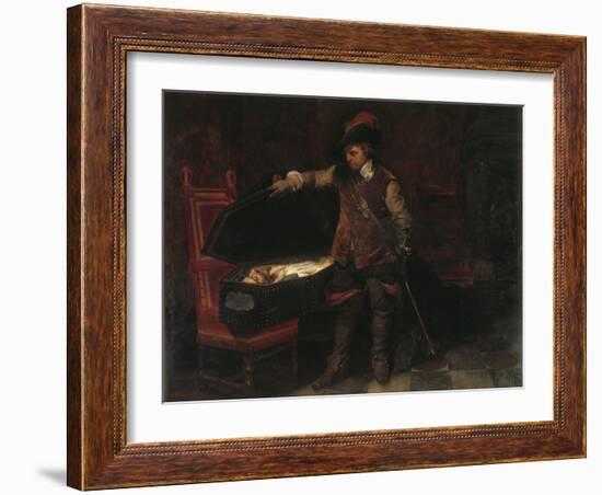 Oliver Cromwell-Paul Delaroche-Framed Giclee Print