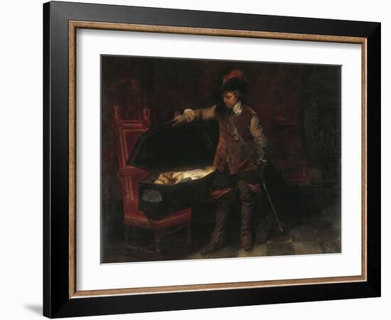 Oliver Cromwell-Paul Delaroche-Framed Giclee Print