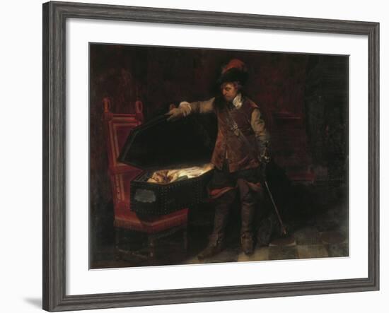 Oliver Cromwell-Paul Delaroche-Framed Giclee Print