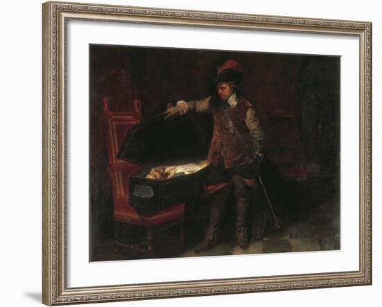 Oliver Cromwell-Paul Delaroche-Framed Giclee Print