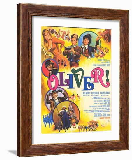 Oliver, French Movie Poster, 1969-null-Framed Art Print