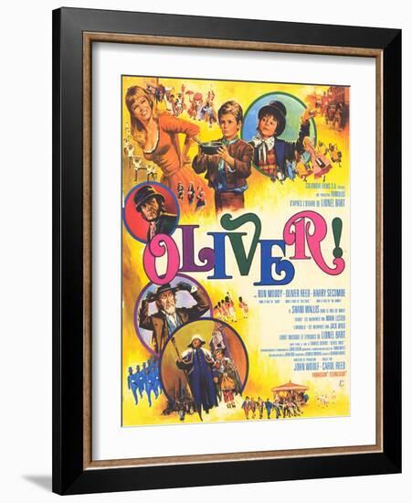 Oliver, French Movie Poster, 1969-null-Framed Art Print