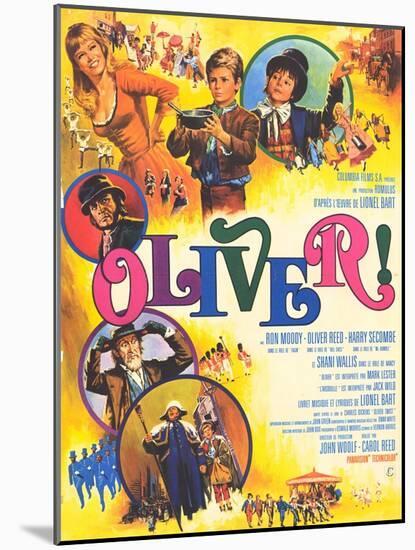 Oliver, French Movie Poster, 1969-null-Mounted Art Print