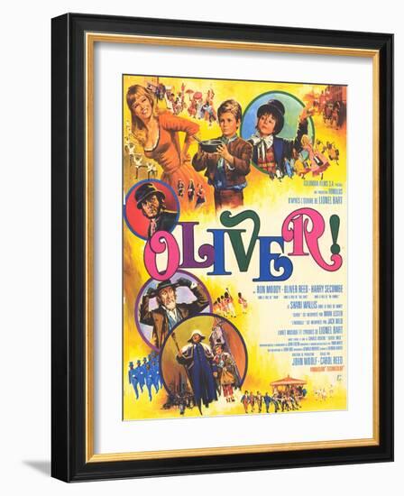 Oliver, French Movie Poster, 1969-null-Framed Art Print