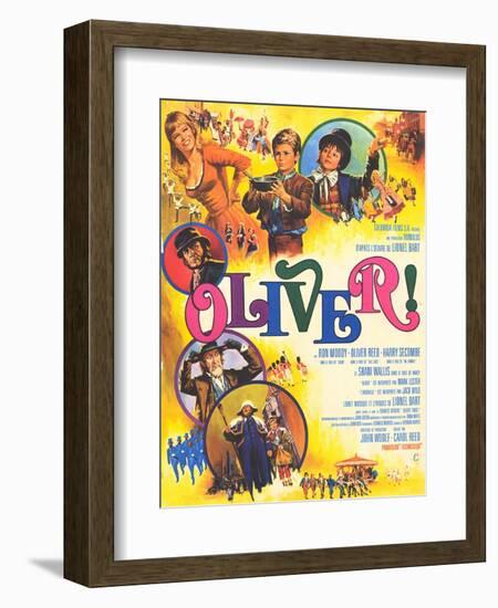 Oliver, French Movie Poster, 1969-null-Framed Art Print