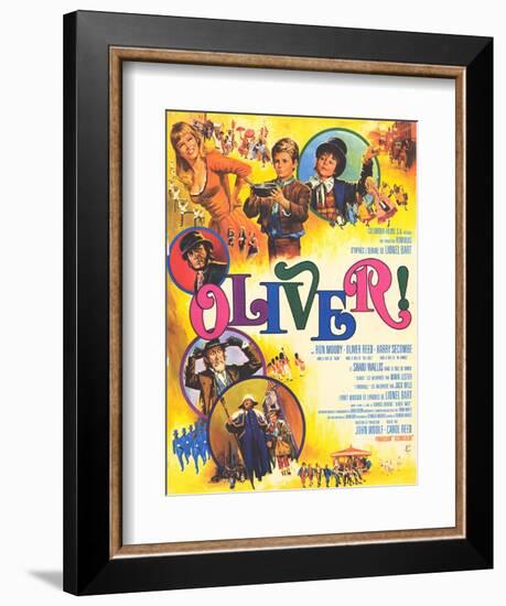 Oliver, French Movie Poster, 1969-null-Framed Premium Giclee Print