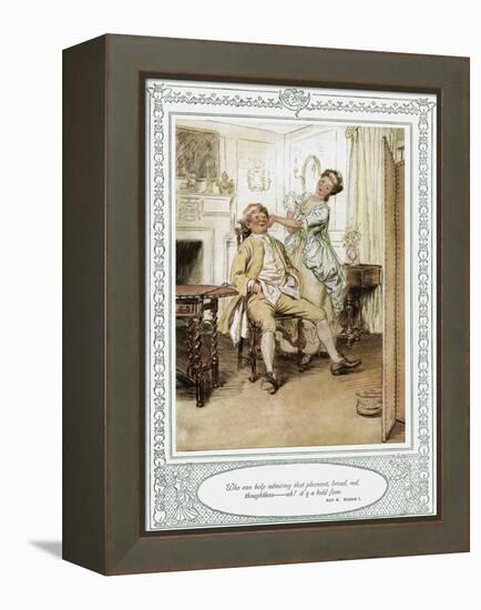 Oliver Goldsmith 's play She Stoops to Conque-Hugh Thomson-Framed Premier Image Canvas