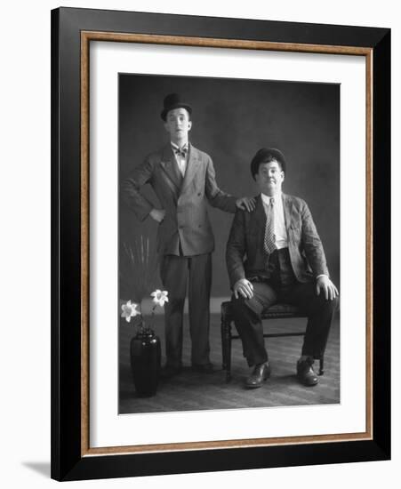 Oliver Hardy, Stan Laurel-null-Framed Photographic Print