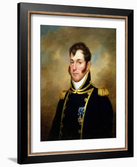 Oliver Hazard Perry (1785-1819), C.1813-14-Rembrandt Peale-Framed Giclee Print