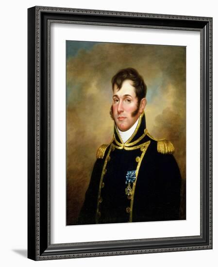 Oliver Hazard Perry (1785-1819), C.1813-14-Rembrandt Peale-Framed Giclee Print