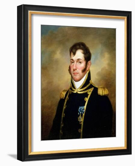 Oliver Hazard Perry (1785-1819), C.1813-14-Rembrandt Peale-Framed Giclee Print