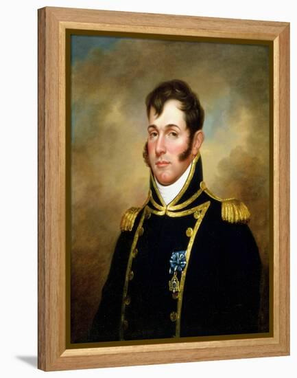 Oliver Hazard Perry (1785-1819), C.1813-14-Rembrandt Peale-Framed Premier Image Canvas