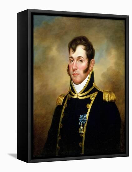 Oliver Hazard Perry (1785-1819), C.1813-14-Rembrandt Peale-Framed Premier Image Canvas