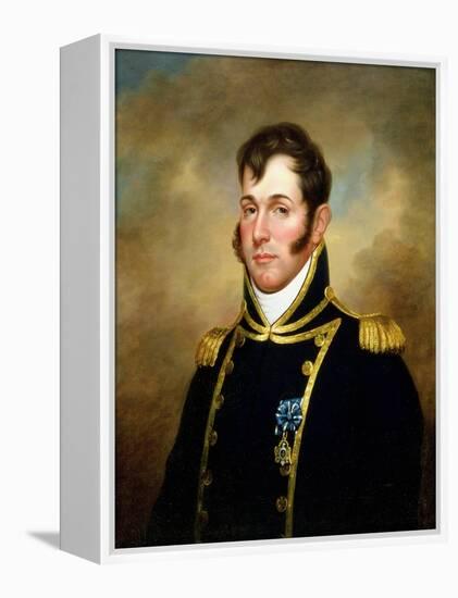 Oliver Hazard Perry (1785-1819), C.1813-14-Rembrandt Peale-Framed Premier Image Canvas