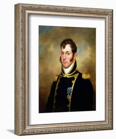 Oliver Hazard Perry (1785-1819), C.1813-14-Rembrandt Peale-Framed Giclee Print