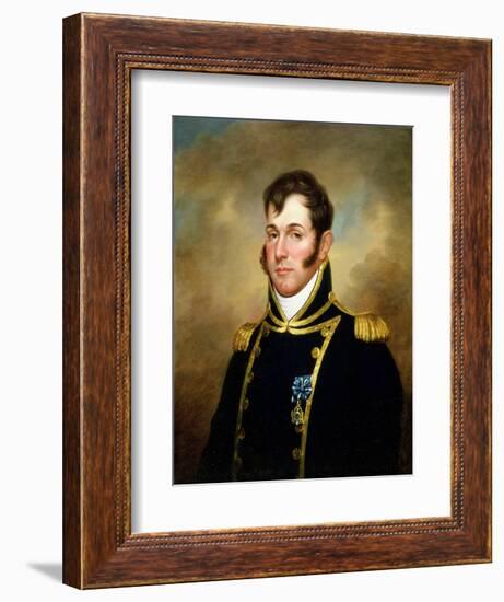 Oliver Hazard Perry (1785-1819), C.1813-14-Rembrandt Peale-Framed Giclee Print