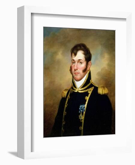 Oliver Hazard Perry (1785-1819), C.1813-14-Rembrandt Peale-Framed Giclee Print