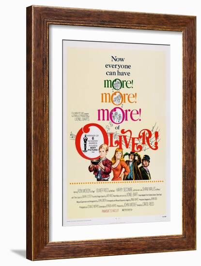 Oliver!, Mark Lester, Shani Wallis, Ron Moody, Oliver Reed, 1968-null-Framed Premium Giclee Print