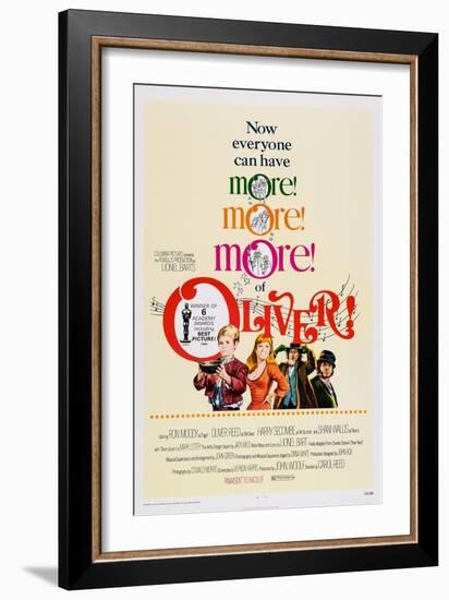 Oliver!, Mark Lester, Shani Wallis, Ron Moody, Oliver Reed, 1968-null-Framed Premium Giclee Print