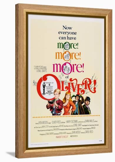 Oliver!, Mark Lester, Shani Wallis, Ron Moody, Oliver Reed, 1968-null-Framed Stretched Canvas