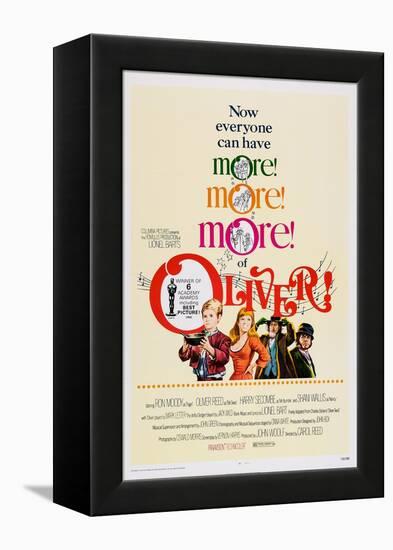 Oliver!, Mark Lester, Shani Wallis, Ron Moody, Oliver Reed, 1968-null-Framed Stretched Canvas