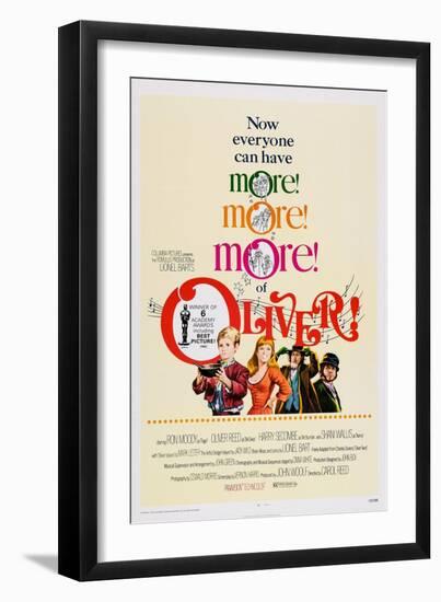 Oliver!, Mark Lester, Shani Wallis, Ron Moody, Oliver Reed, 1968-null-Framed Art Print