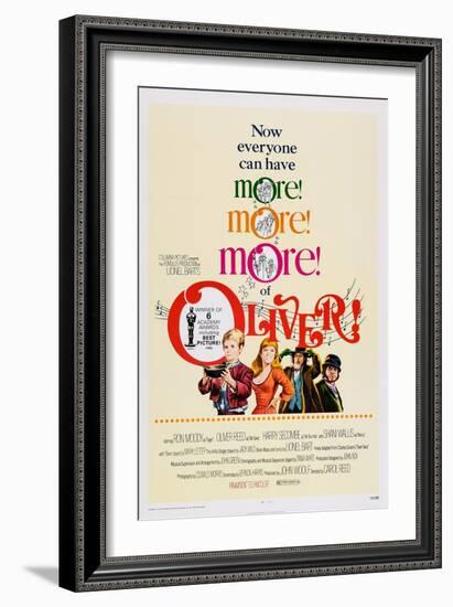 Oliver!, Mark Lester, Shani Wallis, Ron Moody, Oliver Reed, 1968-null-Framed Art Print