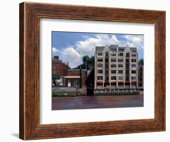 Oliver's Wharf, 2007-Peter Wilson-Framed Giclee Print