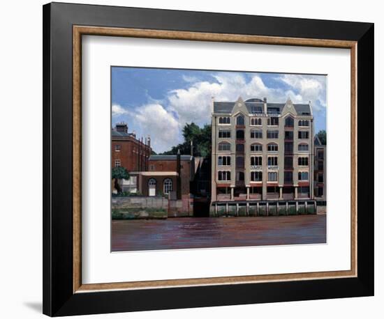 Oliver's Wharf, 2007-Peter Wilson-Framed Giclee Print