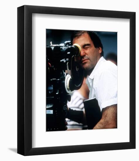 Oliver Stone, Wall Street (1987)-null-Framed Photo