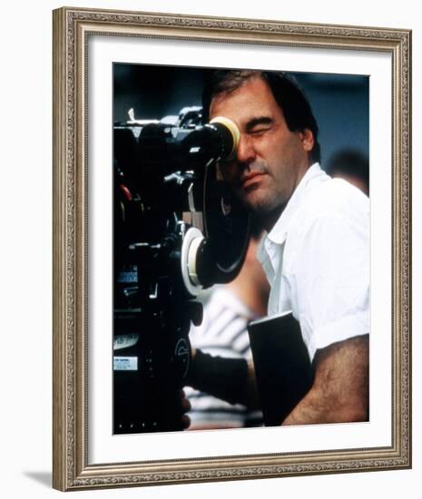 Oliver Stone, Wall Street (1987)-null-Framed Photo