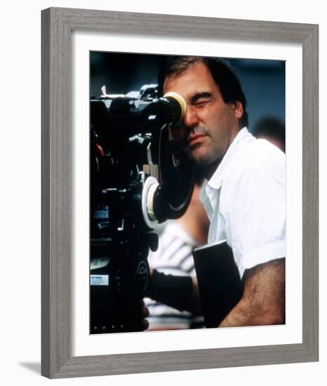 Oliver Stone, Wall Street (1987)-null-Framed Photo