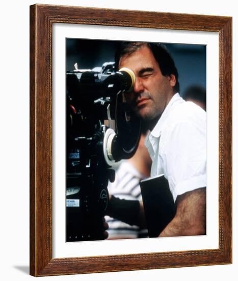 Oliver Stone, Wall Street (1987)-null-Framed Photo