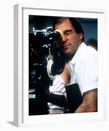 Oliver Stone, Wall Street (1987)-null-Framed Photo