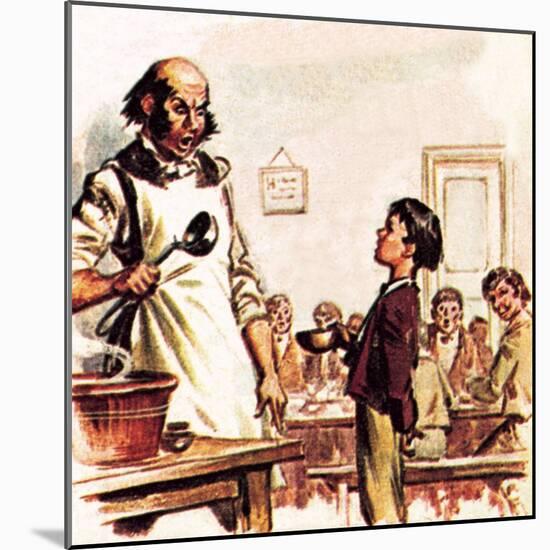 Oliver Twist Asking for More-McConnell-Mounted Giclee Print