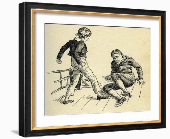 Oliver Twist by Charles Dickens-Harold Copping-Framed Giclee Print