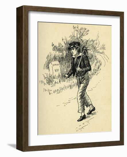 Oliver Twist by Charles Dickens-Harold Copping-Framed Giclee Print