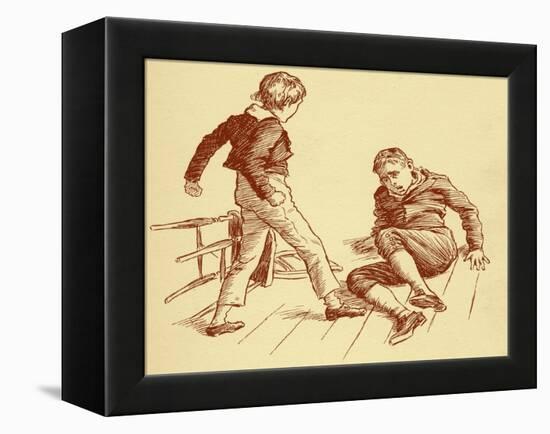 Oliver Twist by Charles Dickens-Harold Copping-Framed Premier Image Canvas