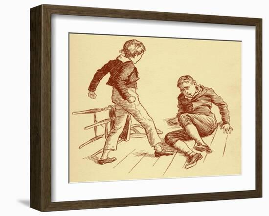 Oliver Twist by Charles Dickens-Harold Copping-Framed Giclee Print