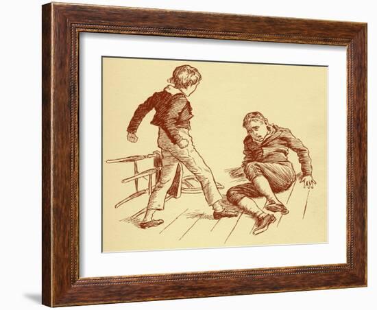 Oliver Twist by Charles Dickens-Harold Copping-Framed Giclee Print