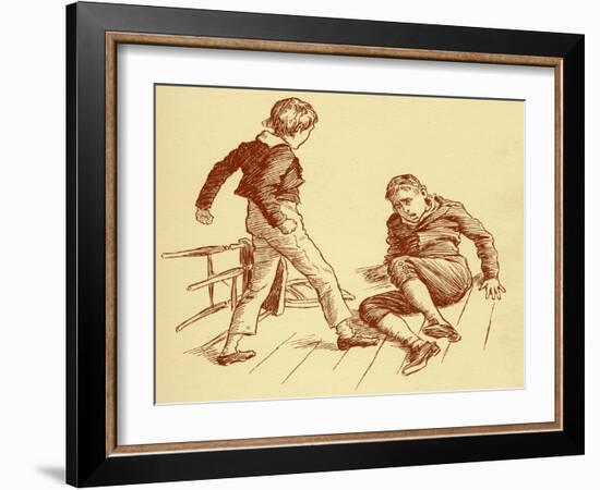 Oliver Twist by Charles Dickens-Harold Copping-Framed Giclee Print